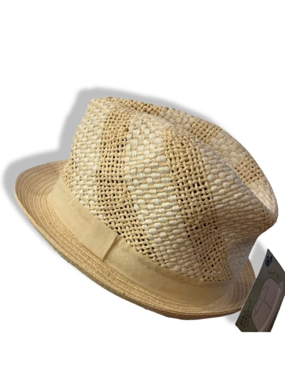 New D&Y Hand Block Crafted Beige Fedora